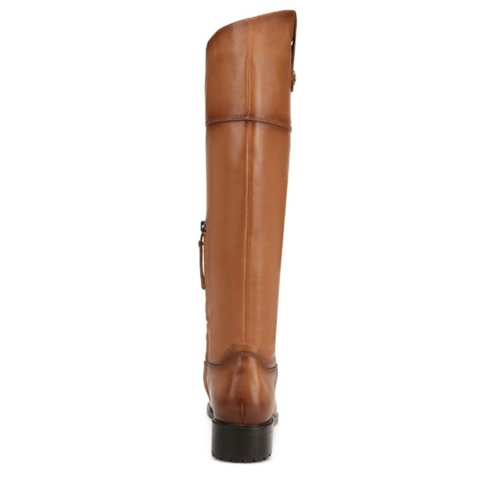 Sam Edelman‎ Knee High Riding Boots Whisky Leather WIDE CALF Womens 6.5 M NEW - Picture 7 of 7